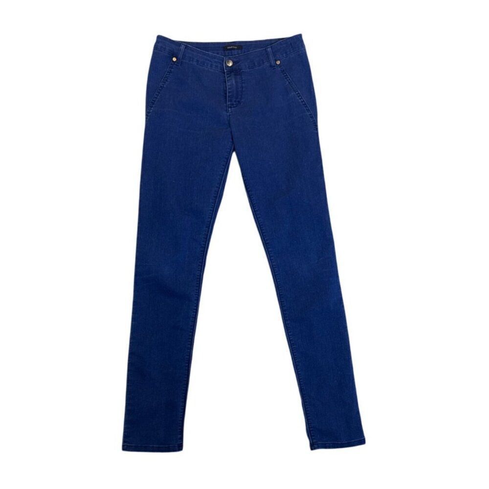 Decades Denim Womens Skinny Jeans Size 28 Martha Collection Blue Cotton